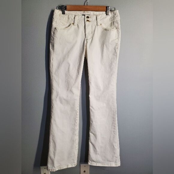 Tommy Hilfiger Jeans Women's Size 2 White American FREEDOM MODERN RISE B… - Picture 1 of 16